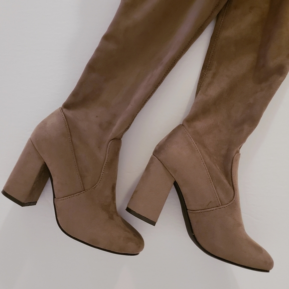 Tan Suede Thigh High - NWOT - Picture 5 of 15